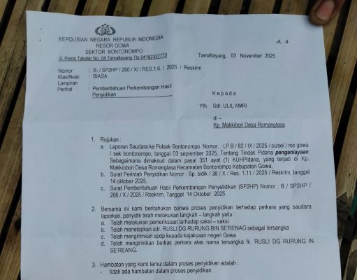 LSM MAPANKAN Sulsel Kecam Dugaan Intervensi dan Penanganan Kasus Penganiayaan Ulil Amri yang Janggal