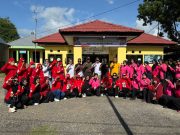 Olahraga Bersama dan Pemeriksaan Kesehatan Gratis Digelar di Mapolsek Galesong Selatan Takalar, Dihadiri Muspika dan Masyarakat