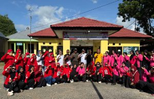 Olahraga Bersama dan Pemeriksaan Kesehatan Gratis Digelar di Mapolsek Galesong Selatan Takalar, Dihadiri Muspika dan Masyarakat