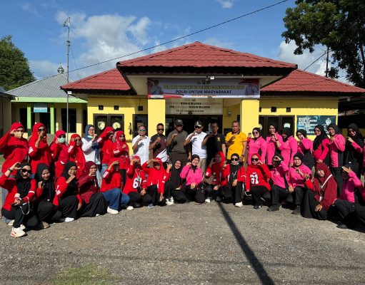 Olahraga Bersama dan Pemeriksaan Kesehatan Gratis Digelar di Mapolsek Galesong Selatan Takalar, Dihadiri Muspika dan Masyarakat