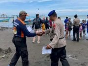 Ribuan Wisatawan Padati Pantai Alam Indah Tegal Saat Libur Nataru, Satpolair Perketat Pengamanan