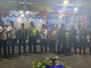 Pengamanan Malam Pergantian Tahun Baru 2025–2026 di Simpang Lima Bandara Sultan Hasanuddin Berjalan Aman dan Kondusif hingga Detik 00.00
