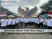 Kirab Merah Putih Bela Negara Meriahkan Hari Jadi Kabupaten Pemalang ke-451
