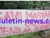 Spanduk”Tolak Bupati Pezina” Muncul Terpampang Di Desa Tinggimae, Barombong – OTK Diduga Pasang Di Malam Hari