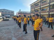 Olahraga Pagi Bersama, Polres Gowa Tingkatkan Kebugaran dan Kekompakan Personel