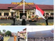 Upacara Kesadaran Nasional, Kapolres Kebumen Suntikkan Semangat Pengabdian Personel