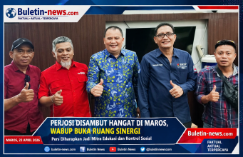 Wabup Maros “Lampu Hijaukan” PERJOSI, Pers Diminta Perkuat Kontrol Sosial.