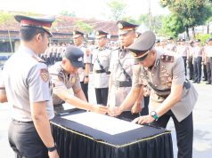 Polres Tegal Gelar Kenal Pamit Kabagops dan Kapolsek, Wujudkan Regenerasi Kepemimpinan yang Humanis.