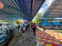 Jaga Kenyamanan Pengunjung, Turjawali 1 Sat Samapta Polres Gowa Patroli di Dewi Sri Waterpark