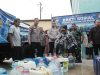 Wujud Polri untuk Masyarakat, Polres Brebes Tebar Bantuan Air Bersih dan Bansos di Banjarharjo