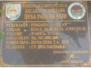 Pekerjaan Pengaspalan Dana Desa di Pagerkasih Dipertanyakan Pemerhati, Jika Terbukti Bermain Nakal, Hukum Harus Bicara!