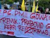 Aksi “Indonesia Remuk”: PMII Gowa Sorot Menyempitnya Ruang Demokrasi dan Krisis Ekonomi Rakyat