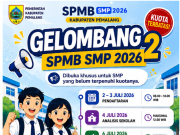 Pendaftaran PPDB SMP Negeri ,Gelombang 2 Kabupaten Pemalang 2026 Dibuka, Ratusan Sisa Kuota Tersebar di 36 Sekolah