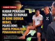 Penadah Emas Curian Hasil Pembobolan Brangkas Wa Nimbang Bebas Berkeliaran. Kasat Reskrim Polres Bone: Pelaku Pengalihan Tahanan Kota