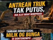 Antrean Truk Tak Putus, Dua Alat Berat Beroperasi: Tambang Diduga Ilegal Milik Dg Bunga di Bontonompo Menantang Tegas Polresta Gowa