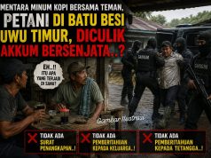 Gakkum Kehutanan Bersenjata Jemput Petani Lada Loeha Raya Lutim, Labrak Prosedur?