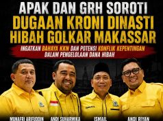 APAK dan GRH Soroti Dugaan Kroni Dinasti Hibah Golkar Makassar: Ingatkan Bahaya KKN dan Potensi Konflik Kepentingan dalam Pengelolaan Dana Hibah