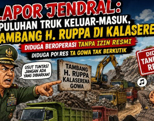 LAPOR JENDRAL: Puluhan Truk Keluar-Masuk, Tambang H. Ruppa di Kalaserena Diduga Beroperasi Tanpa Izin Resmi
