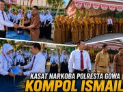Kasat Narkoba Polresta Gowa Kompol Ismail Kembali ke Almamater SMP 1 Pallangga: Tegakkan Disiplin, Jauhi Narkoba, Bangun Karakter