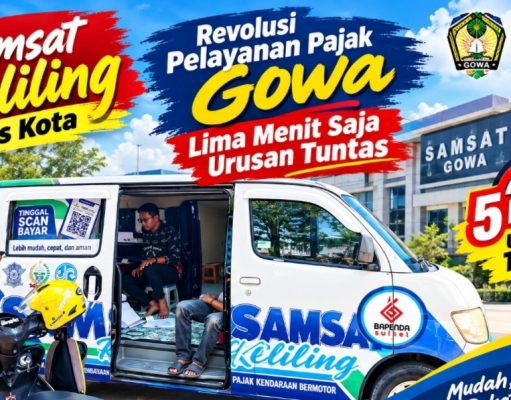 Samkel Batas Kota: Revolusi Pelayanan Pajak Gowa, Lima Menit Saja Urusan Tuntas