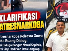 Disorot dalam Aksi Unjuk Rasa, Satresnarkoba Polresta Gowa Buka Ruang Klarifikasi dan Uji Fakta